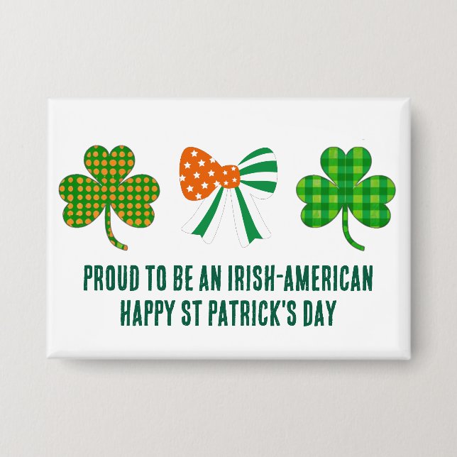 St Patricks Coquette Shamrock Personalised (Front)