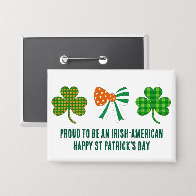 St Patricks Coquette Shamrock Personalised (Front/Back)