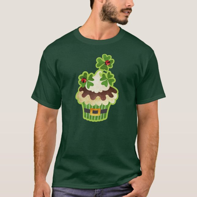 St. Patrick's Cupcake Tshirt (Front)