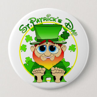 St Patrick's Day 10 Cm Round Badge