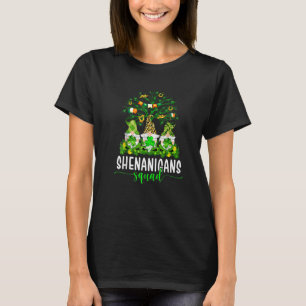 St Patricks Day 2023 Shamrock Irish Gnome Shenanig T-Shirt