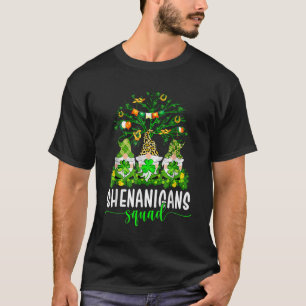 St Patricks Day 2023 Shamrock Irish Gnome Shenanig T-Shirt