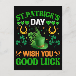 St. Patrick's Day 2026: Kiss Me I’m Irish, Emerald Holiday Postcard