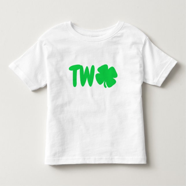 St Patrick's Day 2nd Birthday Toddler T-Shirt (Front)