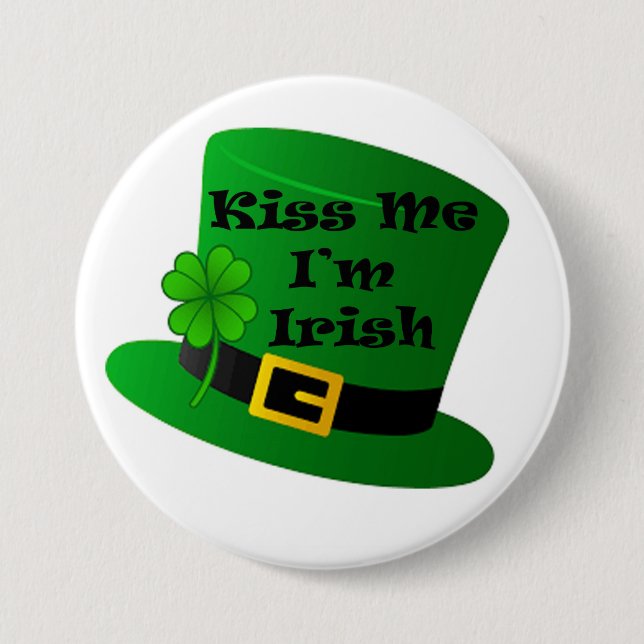 St Patrick's Day 7.5 Cm Round Badge (Front)