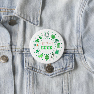 St. Patrick's Day 7.5 Cm Round Badge