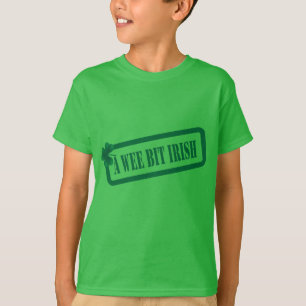 St Patrick's Day A Wee Bit Irish Kids T-shirt