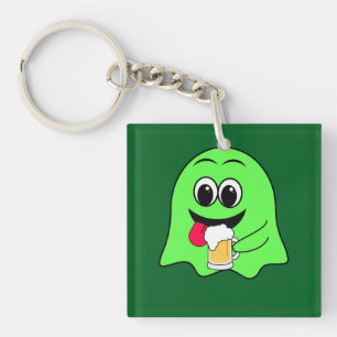 St. Patrick's Day Alcoholic Beverage and Beer  Key Ring