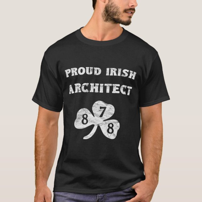 St Patricks Day Architect Pittsburgh 878 T-Shirt (Front)