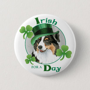 St. Patrick's Day Aussie 6 Cm Round Badge