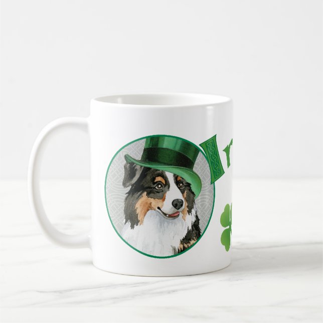 St. Patrick's Day Aussie Coffee Mug (Left)