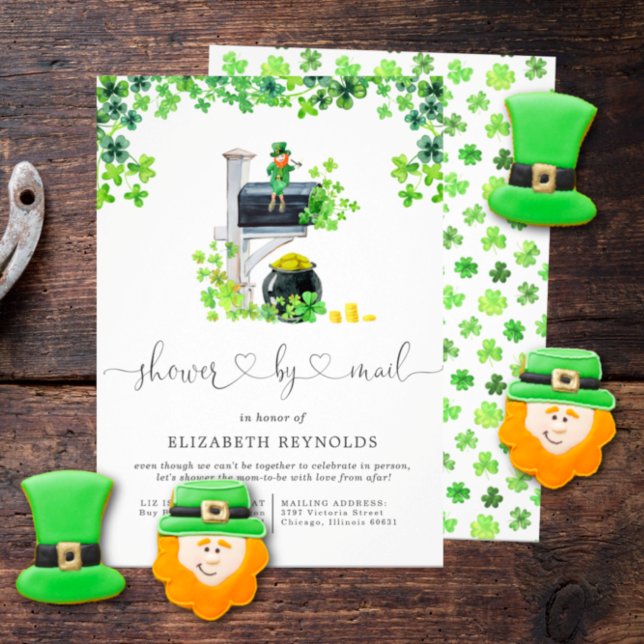 St. Patrick's Day | Baby Shower by Mail Invitation (Creator Uploaded)