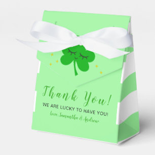 St Patrick's Day Baby Shower Thank You Favour Box