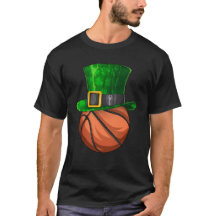 St Patrick's Day Basketball Leprechaun Shamrock
