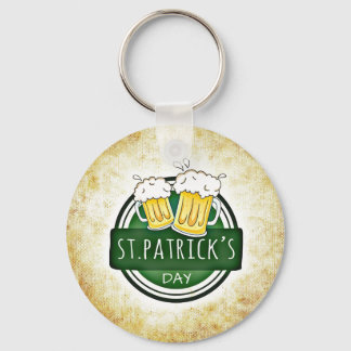 St. Patrick's Day Beer Key Ring