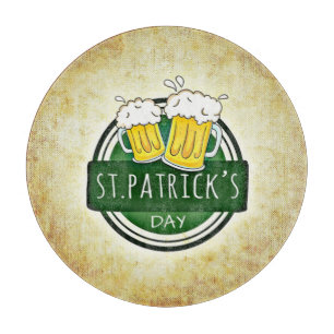 St. Patrick's Day Beers Cutting Board