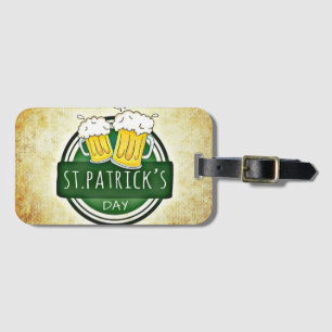 St. Patrick's Day Beers Luggage Tag