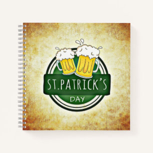 St. Patrick's Day Beers Notebook