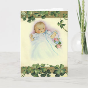 St. Patrick's Day Birthday Baby Boy or Girl Card