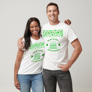 St Patrick's Day Birthday Cake Custom Candles T-Shirt