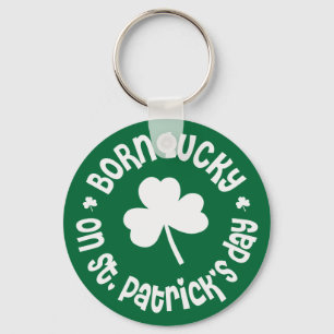 St. Patrick's Day Birthday Key Ring