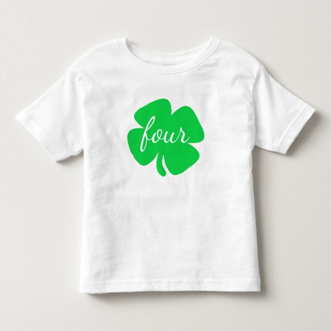 St Patrick's Day Birthday Toddler T-Shirt (Front)