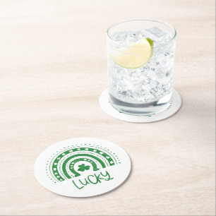 St.Patrick's Day Boho Rainbow Lucky Coaster (Edit)