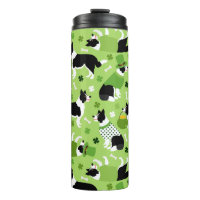St. Patrick's Day Border Collie Pattern