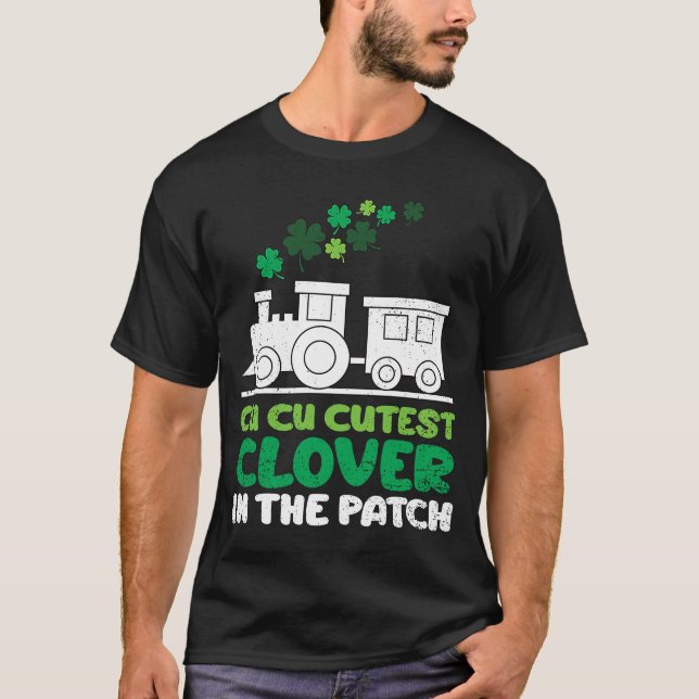 St Patricks Day Boys Girls Kids Cutest C In The Pa T-Shirt (Front)