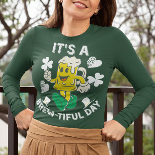 St. Patrick's Day Brew Funny Pun  T-Shirt