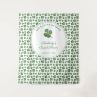 St Patrick's Day Bridal Shower Photo Backdrop