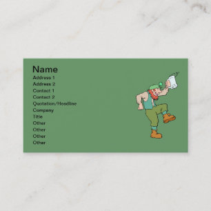 St. Patrick's Day Business Card