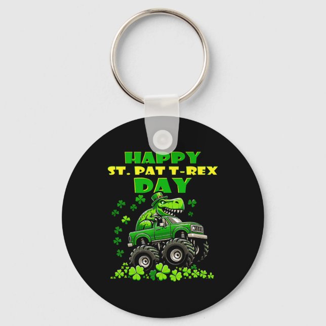 St Patricks Day By  Key Ring (Front)