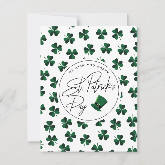 St. Patrick's Day Card (Front)