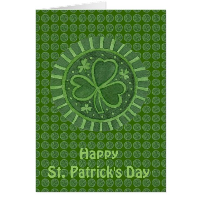 St. Patrick's Day Card (Front)