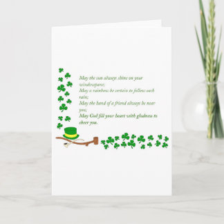 St Patrick's Day, Card
