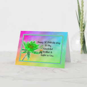St. Patrick's Day Card for Brother & Sister in Law