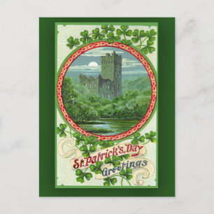 St. Patrick's Day Cards with Irish Castle