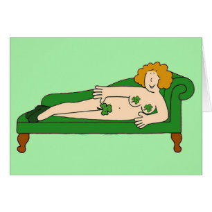 St Patrick's Day Cartoon Cartoon Lady