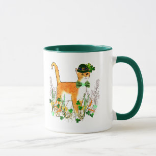 St. Patrick's Day Cat Mug