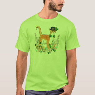 St. Patrick's Day Cat T-Shirt