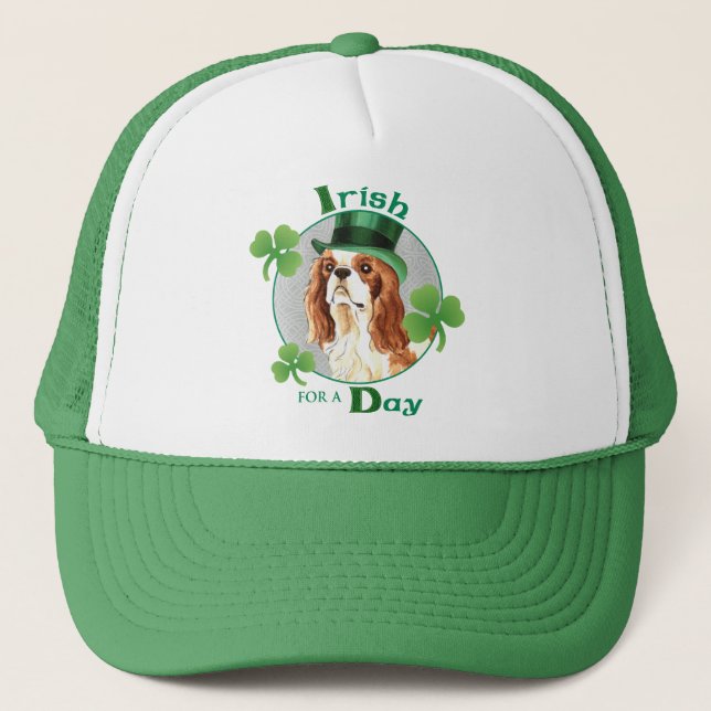 St. Patrick's Day Cavalier Trucker Hat (Front)