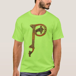 ST PATRICK'S DAY CELTIC P MONOGRAM  WITH SHAMROCK T-Shirt