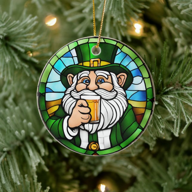 St Patricks Day  Ceramic Tree Decoration (Tree)