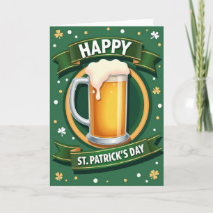 St Patricks Day Cheers Card