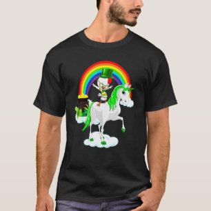 St Patricks Day Chicken On A Unicorn Irish T-Shirt