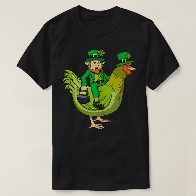 St Patricks Day Chicken St Patricks Day  T-Shirt (Design Front)