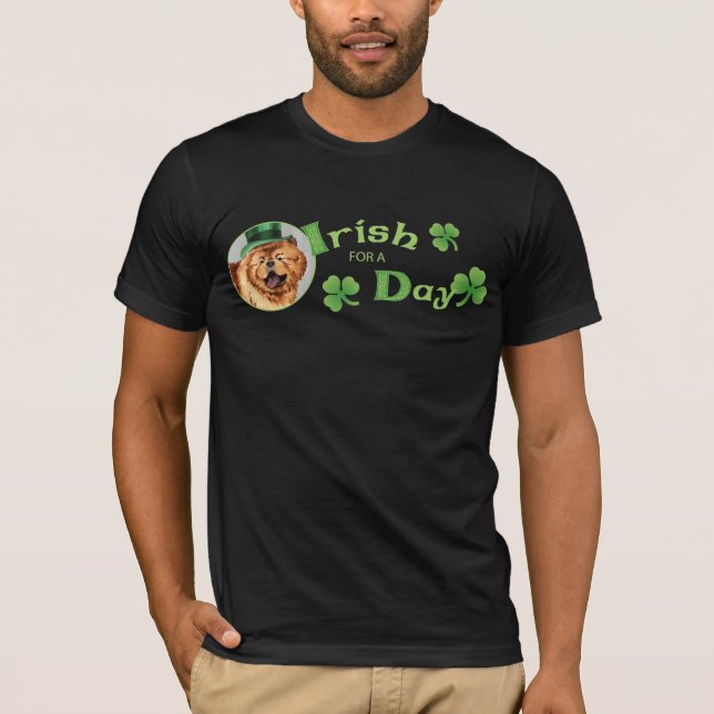 St. Patrick's Day Chow T-Shirt (Front)