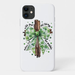 St. Patrick's Day Christian Faith Clover Shamrock Case-Mate iPhone Case