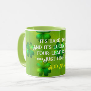 St Patrick's Day Clover 4 Lists Popular Collection Mug